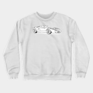 GT40 MK1 Wireframe Crewneck Sweatshirt